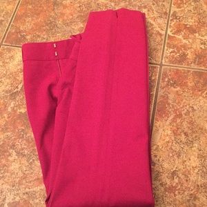 BR Sloan Burgundy cropped pant